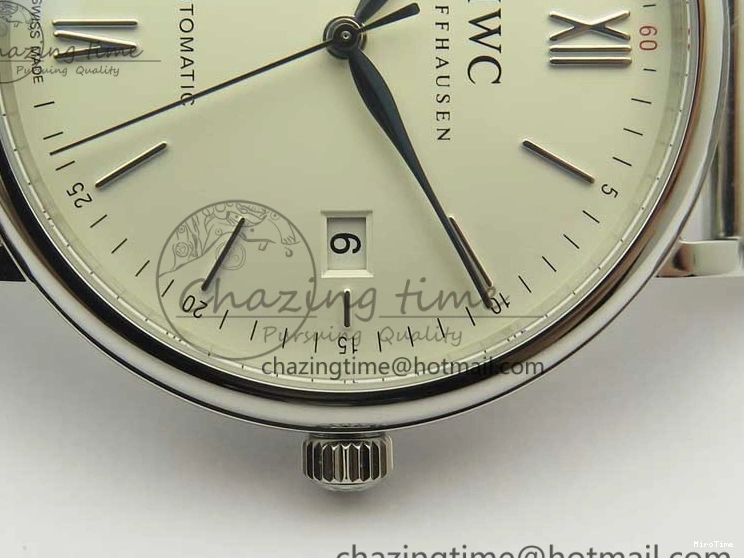 MIROTIME 0520 Portofino Automatic SS MKF 1:1 Best Edition White Dial On SS Mesh Bracelet A2892 V TechFriendly 7205